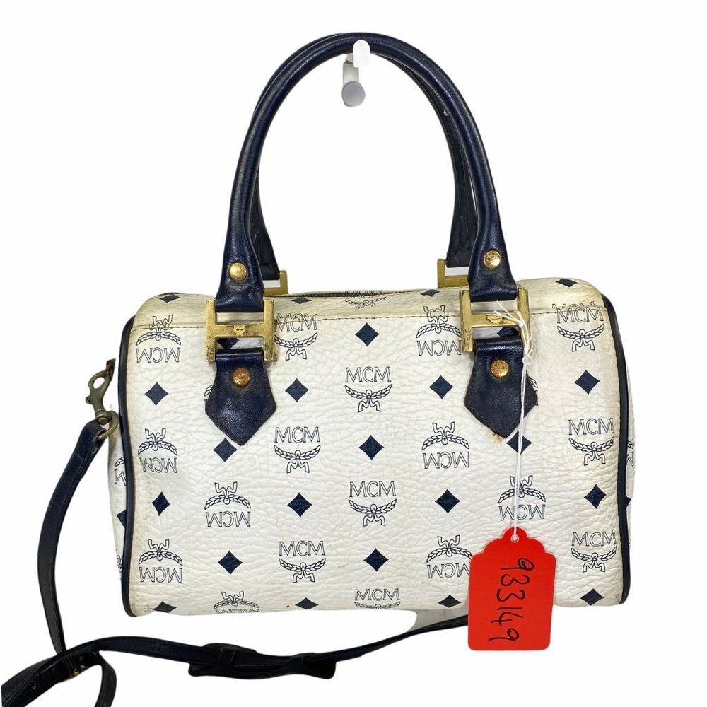 MCM CROSSBODY BAG WHITE PVC 933149 - Picture 7 of 11